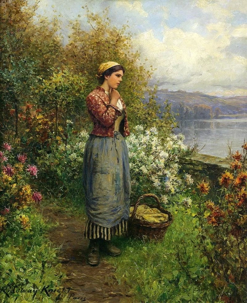 Giulia sulla terrazza, 1909